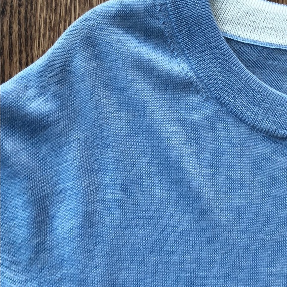 Jcrew merino wool light blue sweater - Picture 3 of 5